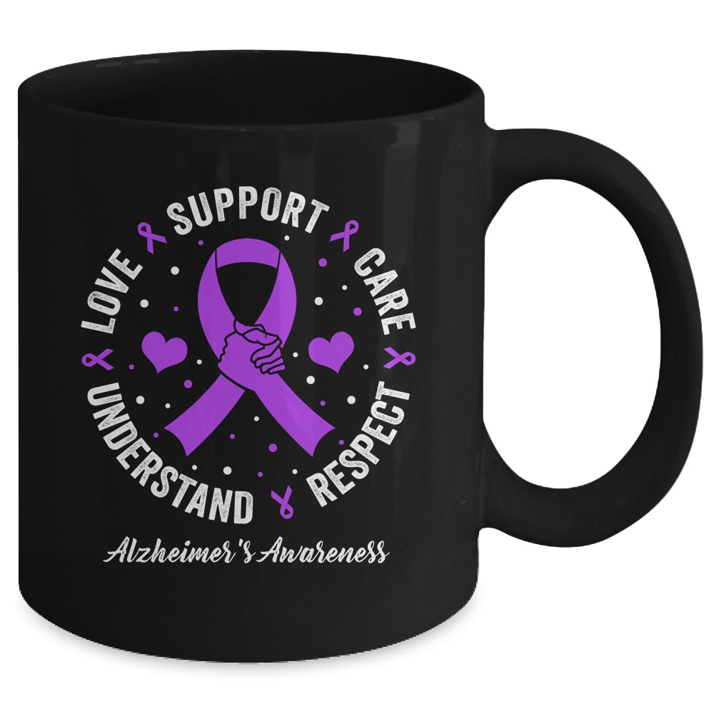 Alzheimer's Awareness  ALZ Love Support Alzheimer's Mug | teecentury