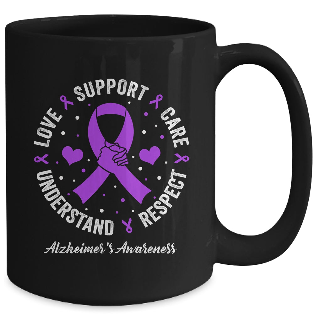 Alzheimer's Awareness  ALZ Love Support Alzheimer's Mug | teecentury