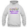 Alzheimer's Awareness Purple Floral Pansy Dementia Retro Shirt & Tank Top | teecentury