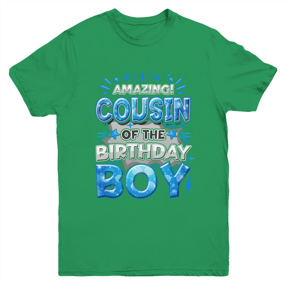 Amazing Cousin Of The Birthday Boy Matching Family Party Youth Shirt | teecentury