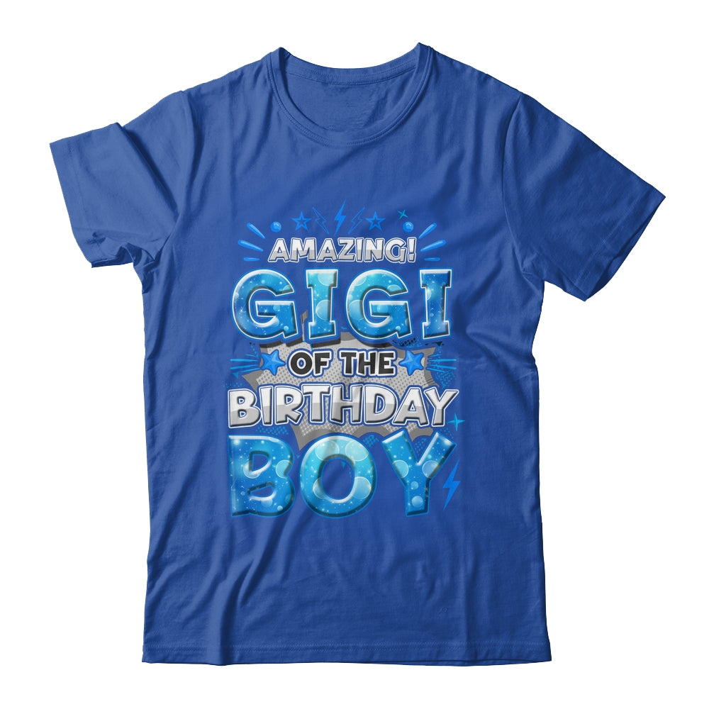 Amazing Gigi Of The Birthday Boy Matching Family Party Shirt & Hoodie | teecentury