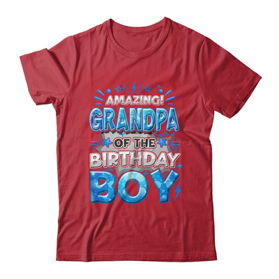 Amazing Grandpa Of The Birthday Boy Matching Family Party Shirt & Hoodie | teecentury