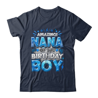 Amazing Nana Of The Birthday Boy Matching Family Party Shirt & Hoodie | teecentury