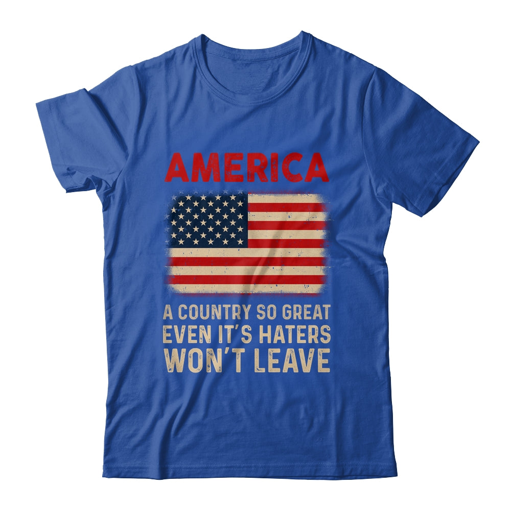 America A Country So Great USA US Flag Patriotic 4th Of July Shirt & Tank Top | teecentury