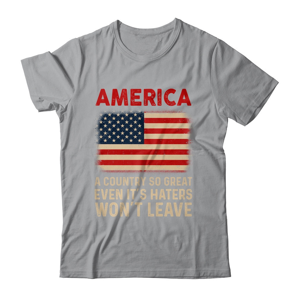 America A Country So Great USA US Flag Patriotic 4th Of July Shirt & Tank Top | teecentury