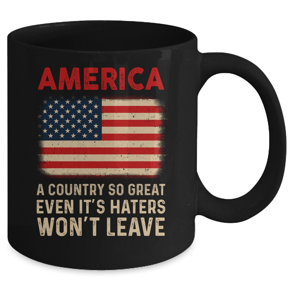 America A Country So Great USA US Flag Patriotic 4th Of July Mug | teecentury