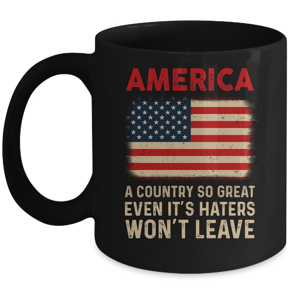 America A Country So Great USA US Flag Patriotic 4th Of July Mug | teecentury