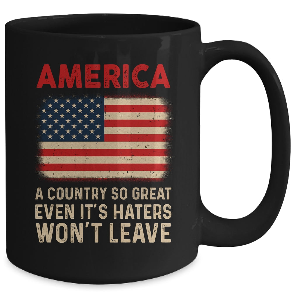 America A Country So Great USA US Flag Patriotic 4th Of July Mug | teecentury