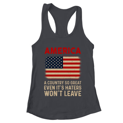 America A Country So Great USA US Flag Patriotic 4th Of July Shirt & Tank Top | teecentury