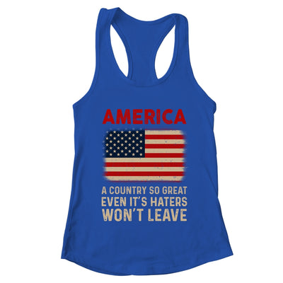 America A Country So Great USA US Flag Patriotic 4th Of July Shirt & Tank Top | teecentury