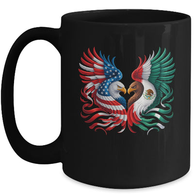 America Mexico Flag Vintage Mexican Roots American Flag Mug | teecentury