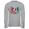 America Mexico Flag Vintage Mexican Roots American Flag Shirt & Hoodie | teecentury
