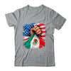 America Mexico Flag Vintage Mexican Roots American USA Shirt & Hoodie | teecentury