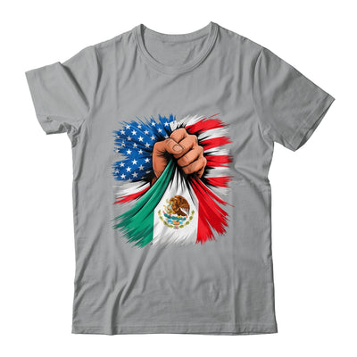 America Mexico Flag Vintage Mexican Roots American USA Shirt & Hoodie | teecentury