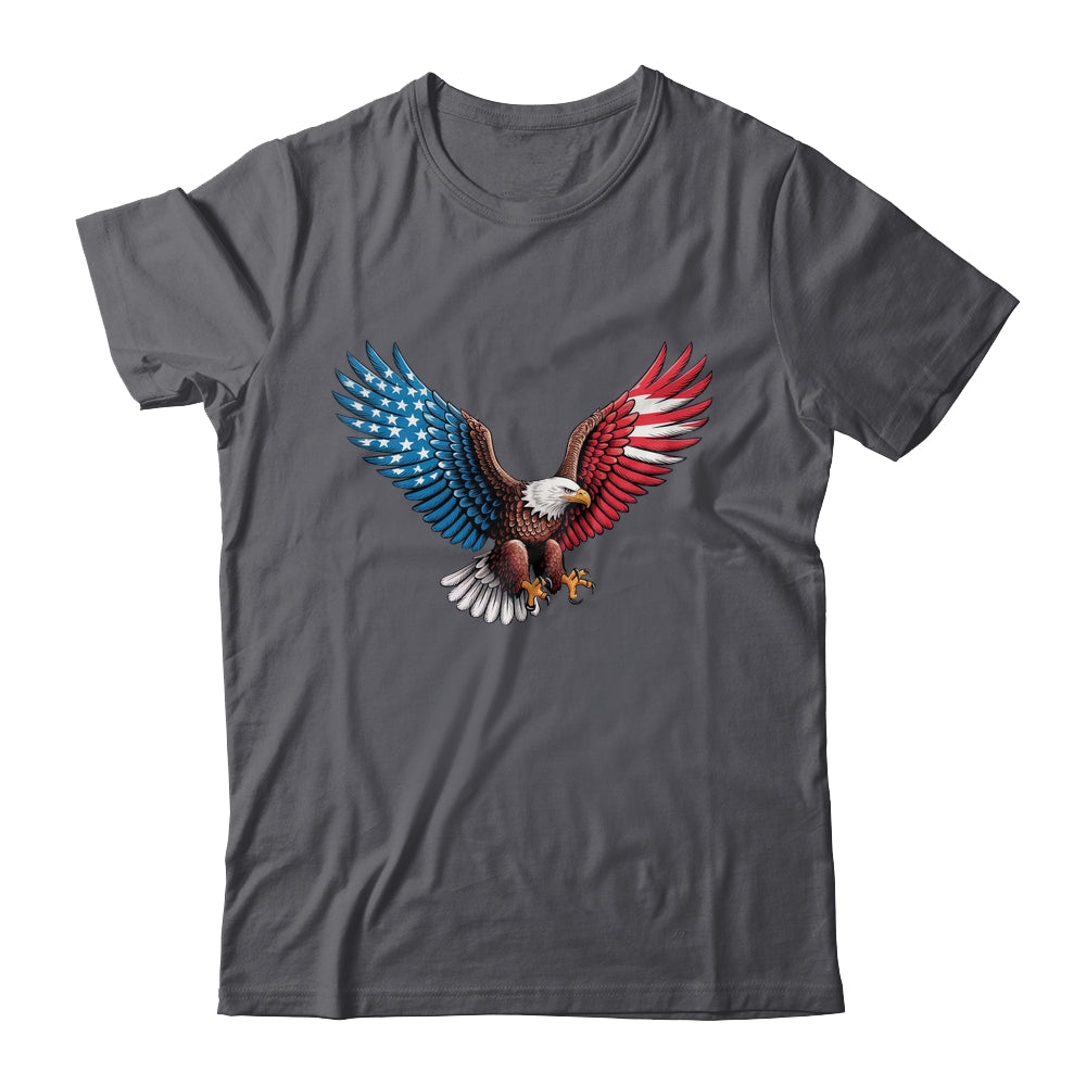 American Flag Bald Eagle Patriotic Eagle 4th Of July USA Shirt & Hoodie | teecentury
