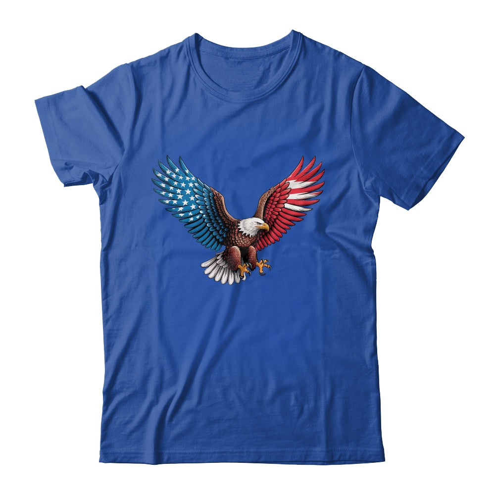 American Flag Bald Eagle Patriotic Eagle 4th Of July USA Shirt & Hoodie | teecentury