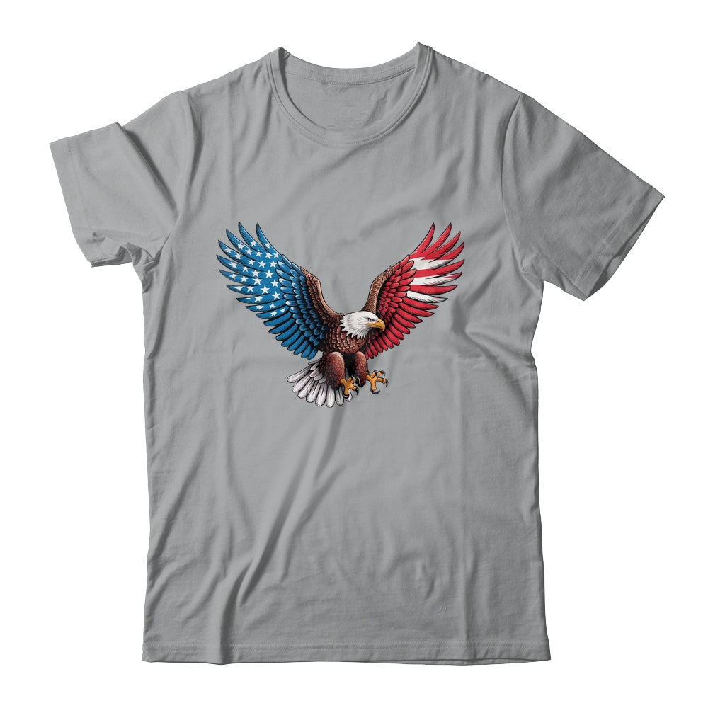 American Flag Bald Eagle Patriotic Eagle 4th Of July USA Shirt & Hoodie | teecentury