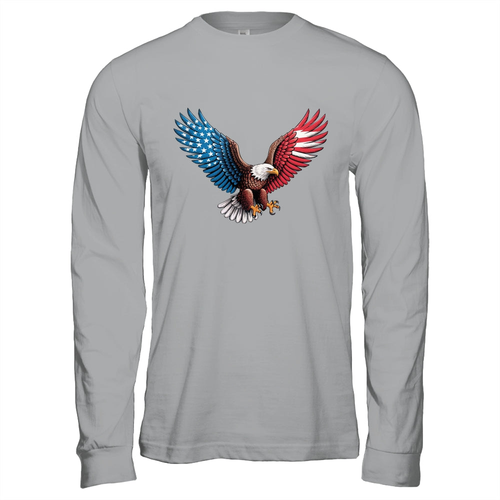 American Flag Bald Eagle Patriotic Eagle 4th Of July USA Shirt & Hoodie | teecentury