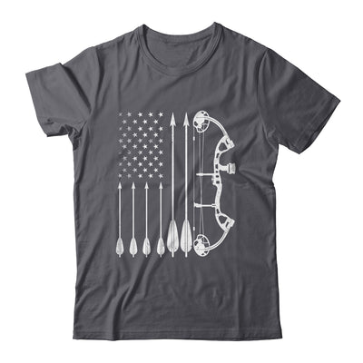 American Flag Bowhunting Bow Archery For Deer Hunter Hunting Shirt & Hoodie | teecentury