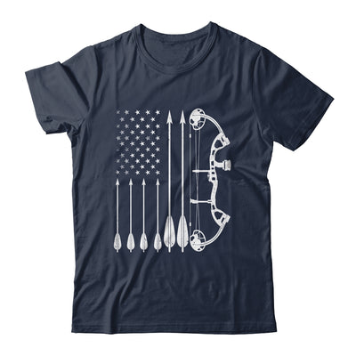 American Flag Bowhunting Bow Archery For Deer Hunter Hunting Shirt & Hoodie | teecentury