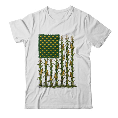 American Flag Corn Field Farmer Patriotic Men Women Workers Shirt & Hoodie | teecentury