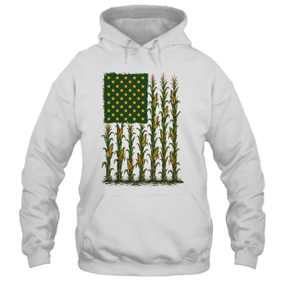 American Flag Corn Field Farmer Patriotic Men Women Workers Shirt & Hoodie | teecentury
