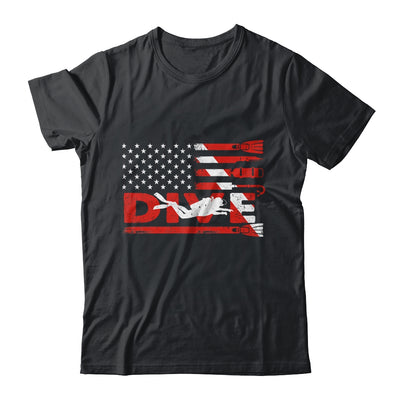 American Flag Scuba Diving For Men Women Scuba Diving Shirt & Hoodie | teecentury