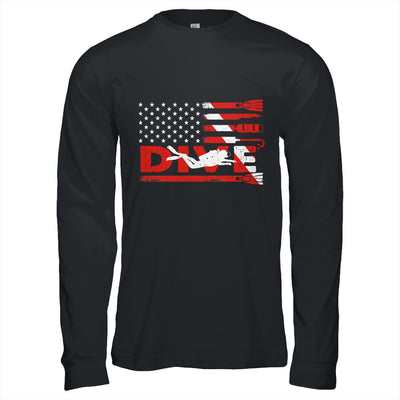 American Flag Scuba Diving For Men Women Scuba Diving Shirt & Hoodie | teecentury