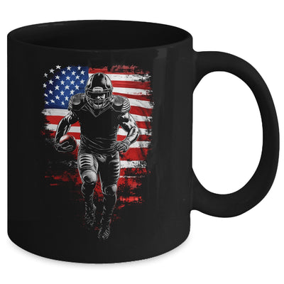 American Football Apparel Football Fan US Flag For Men Mug | teecentury