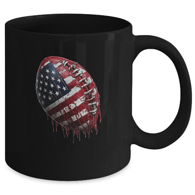 American Football Usa Flag Design Football Lover Men Women Mug | teecentury