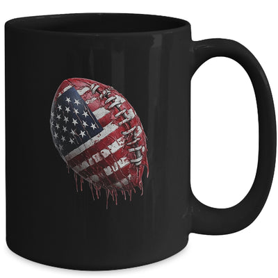 American Football Usa Flag Design Football Lover Men Women Mug | teecentury