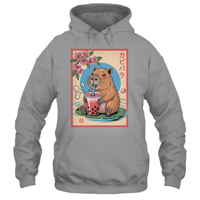 Anime Capybara Graphic Tees Kawaii Japanese Vintage Capybara Shirt & Tank Top | teecentury
