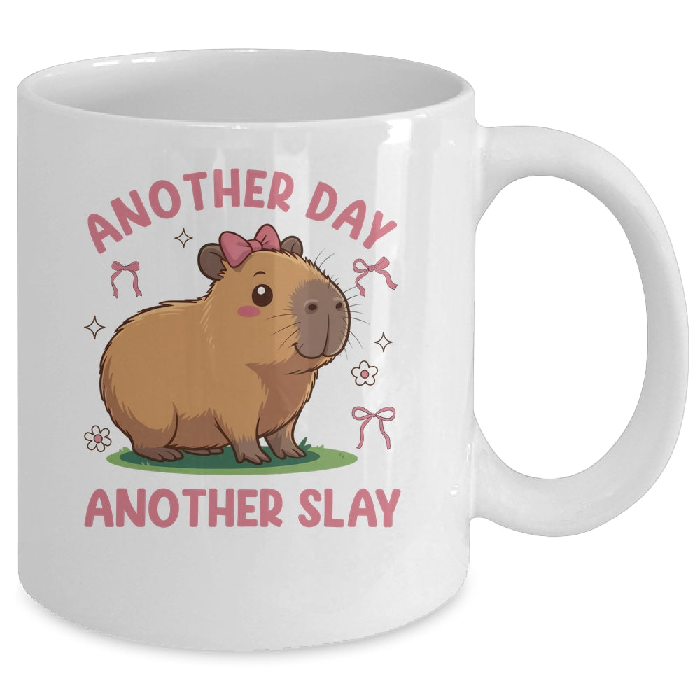 Another Day Another Slay Cute Capybara Lover Kawaii Amine Mug | teecentury