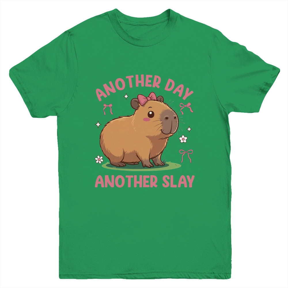 Another Day Another Slay Cute Capybara Lover Kawaii Amine Youth Shirt | teecentury