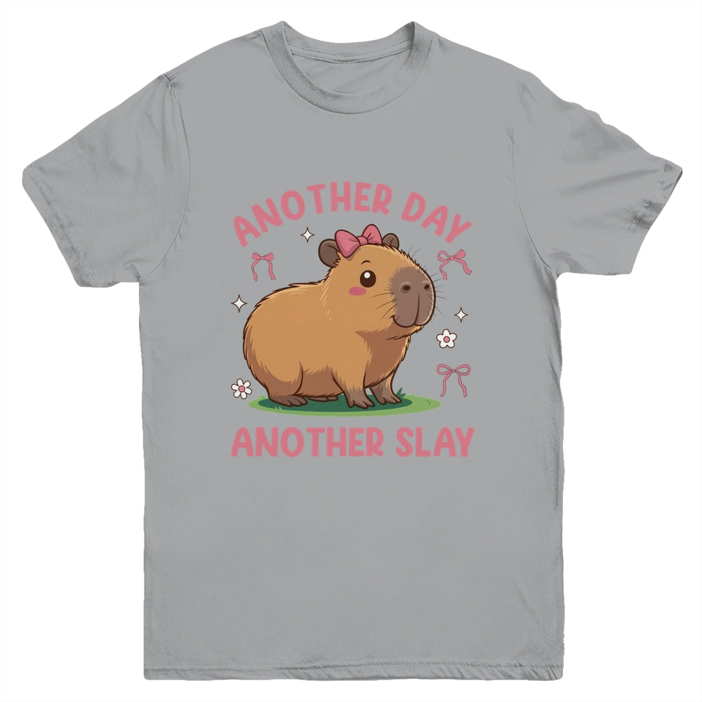 Another Day Another Slay Cute Capybara Lover Kawaii Amine Youth Shirt | teecentury