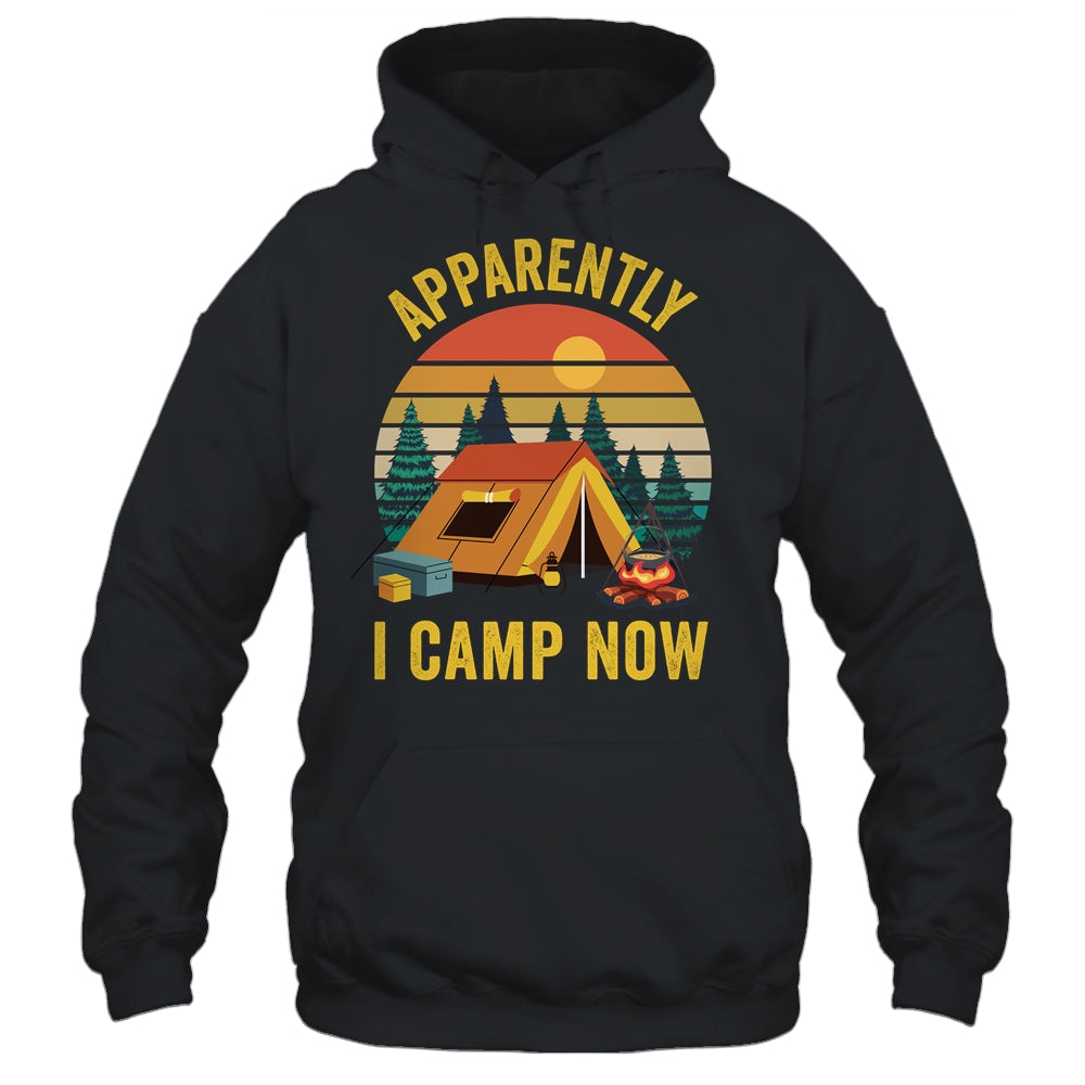 Apparently I Camp Now New Camper First Time Camping Family Shirt & Tank Top | teecentury