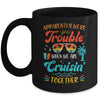 Apparently We're Trouble When We Are Cruising Together Retro Mug | teecentury