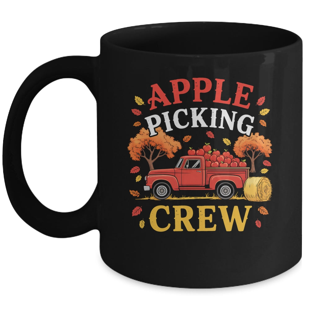 Apple Picking Crew Autumn Fall Orchard Season Funny Mug | teecentury