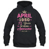 April 1950 75 Years Of Being Awesome Retro 75th Birthday Shirt & Tank Top | teecentury