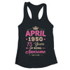 April 1950 75 Years Of Being Awesome Retro 75th Birthday Shirt & Tank Top | teecentury