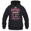 April 1965 60 Years Of Being Awesome Retro 60th Birthday Shirt & Tank Top | teecentury