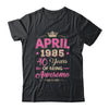 April 1985 40 Years Of Being Awesome Retro 40th Birthday Shirt & Tank Top | teecentury