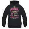 April 1990 35 Years Of Being Awesome Retro 35th Birthday Shirt & Tank Top | teecentury