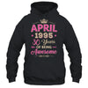April 1995 30 Years Of Being Awesome Retro 30th Birthday Shirt & Tank Top | teecentury