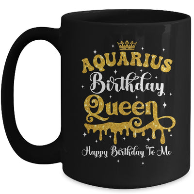 Aquarius Birthday Queen Happy Birthday To Me Women Mug | teecentury