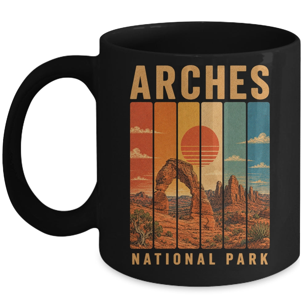 Arches National Park Utah Usa Outdoor Vintage Hiking Mug | teecentury