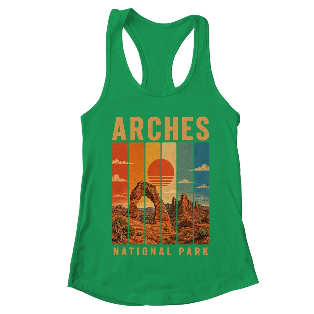 Arches National Park Utah Usa Outdoor Vintage Hiking Shirt & Tank Top | teecentury