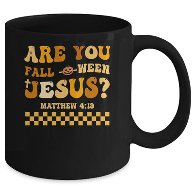 Are You Fall-O-Ween Jesus Christian Halloween Pumpkin Mug | teecentury