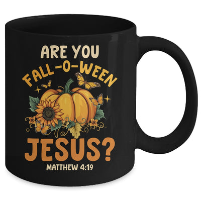 Are You Fall-O-Ween Jesus Christian Pumpkin Halloween Mug | teecentury