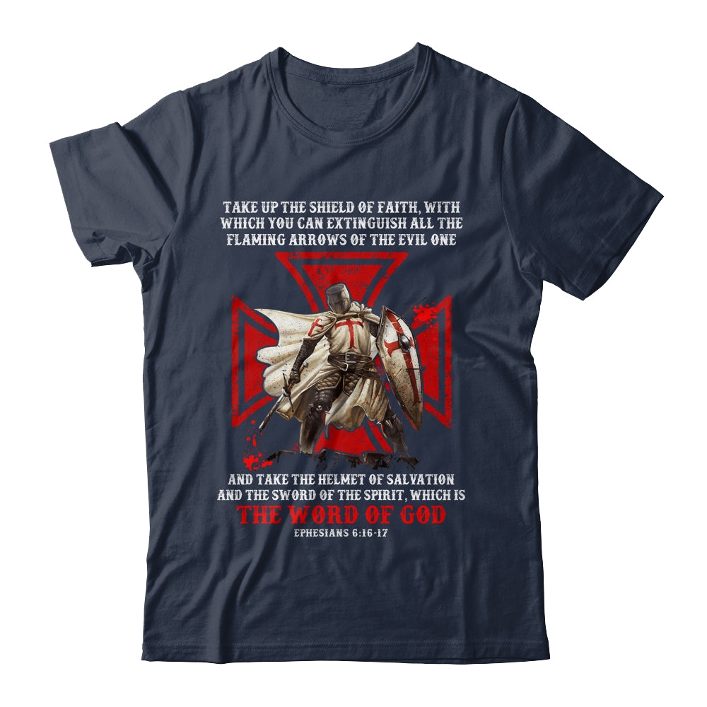 Armor Of God Men Women Knight Templar Christian Bible Verse Shirt & Hoodie | teecentury
